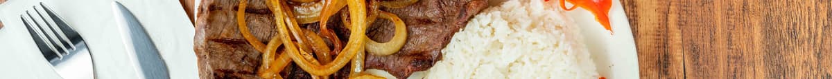 Steak with Onion / Bistec Palomilla Encebollado