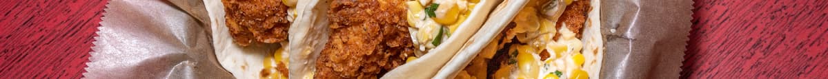 Fried Chicken Taco Plate