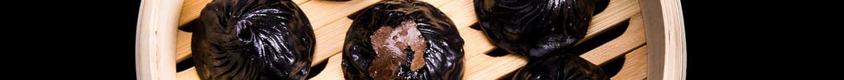 B02 Steamed Black Truffle Xiao Long Bao / 黑松 露 小笼 包