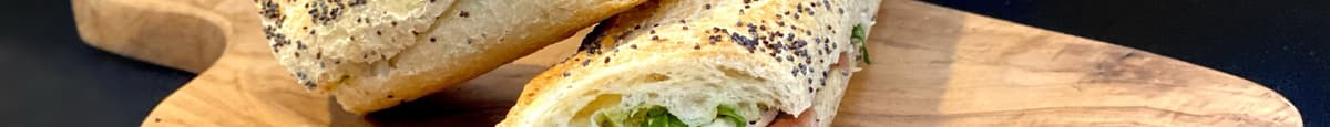 Sandwich Prosciutto aux deux pestos
