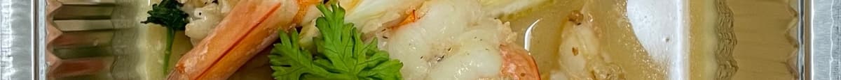 Crevettes sautées à l'ail / Shrimps Sautéed With Garlic