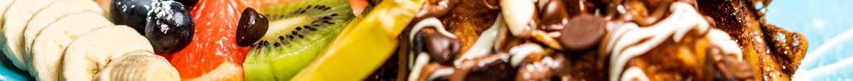 Chocochips Almond Cheesecake Waffles