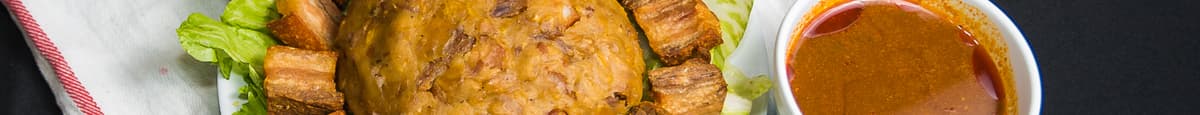 Pollo, Pernil o Chicharrón / Chicken, Roast Pork or Pork Rinds