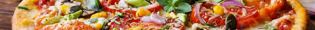 Halal Garden Pizza Slice (Veggie Pizza)