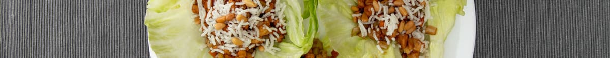 P2. Organic Chicken Lettuce with Pine Nuts