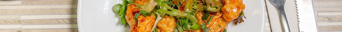 Crevettes honey-thaï (6 mcx) / Honey-Thai Shrimps (6 Pcs)