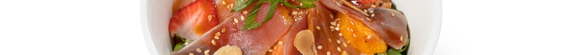Poke Sashimi-dori saumon