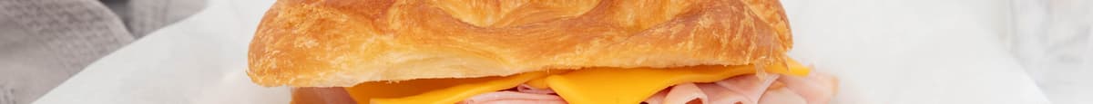 Ham Egg & Cheese Croissant