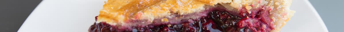 Marionberry Hazelnut Pie