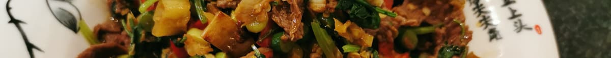 26. 小炒黄牛肉 / Chilli Beef with Coriander