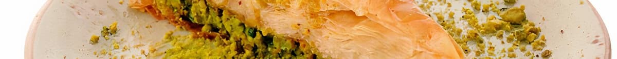 Turkish baklava with pistachio