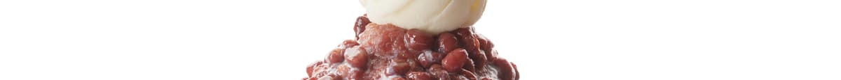 C9. Red Bean Crushed Ice with Condensed Milk and Vanilla Ice Cream