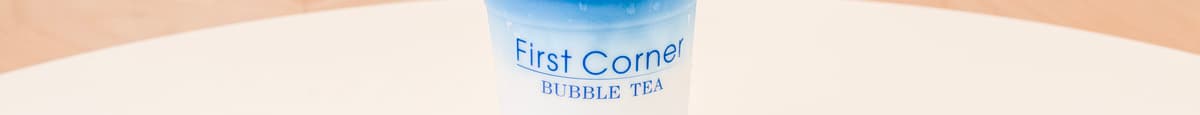  Caramel Blue Bubble Milk (iced)