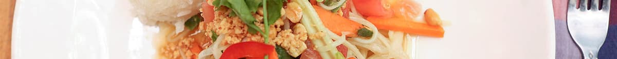 Papaya Salad & Sticky Rice