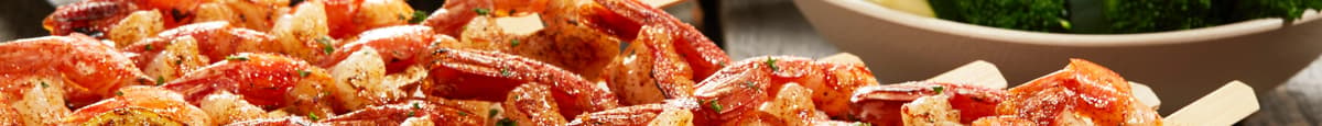 Grilled Shrimp Skewers Family Meal