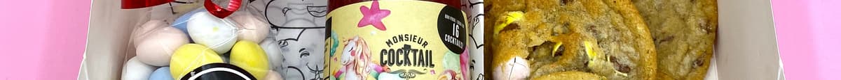 Boîte spéciale oeufs croquants et monsieur cocktail /