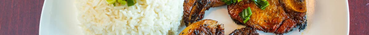 R1. Cơm Sườn / Rice with Grilled Pork Chop