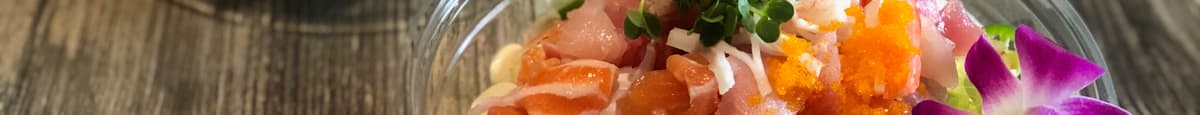 1. Mixed Sashimi Rice