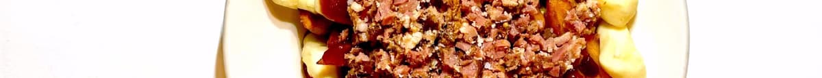 Poutine SMOKED MEAT /  SMOKED MEAT  Poutine GRAND FORMAT