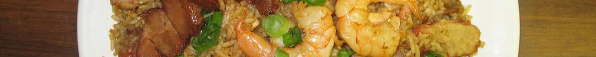 36. Mixed Fried Rice (Pork, Chicken & Shrimp)