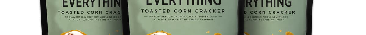 Everything Toasted Corn Crackers