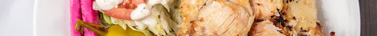 Assiette Shish taouk poulet / Chicken Shish Taouk (Gros / Big)