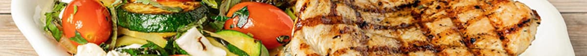 Grilled Marinated Chicken Breast Plate (Dinner)