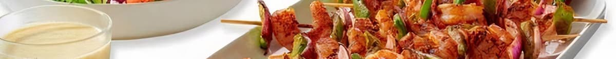 Grilled Shrimp Kebobs (for 4)