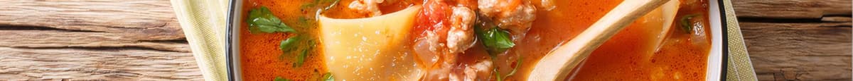 Lasagna w/ Turkey Sausage Soup