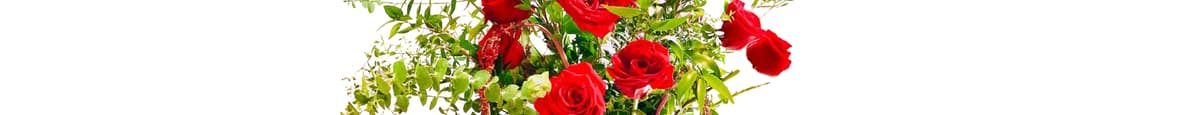 A Dozen Radiant Roses