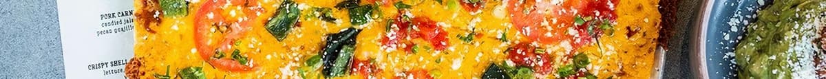 Roasted Poblano Chile & Tomato Cheese Crisp