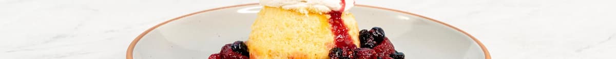 Berry Vanilla Chiffon Cake