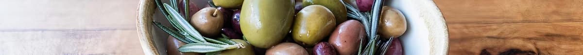 House-Marinated Spanish Olives (gf)