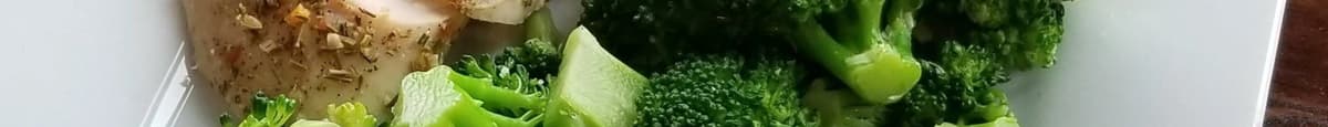 Herb Sprinkled Chicken & Best Broccoli Ever