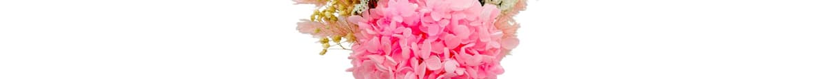 Pink Blush (Preserved Flower in Ceramic Vase)