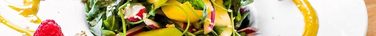 Mango Arugula Salad, Yuzu Vinaigrette