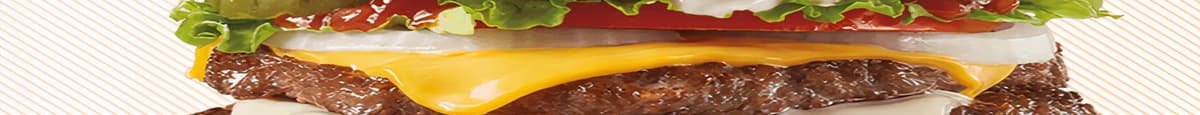 Triple Two Cheese Deluxe 1/2lb.* Signature Stackburger®