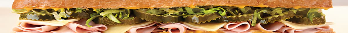 12" Ham Cheddar Crunch Sub (1100cal)