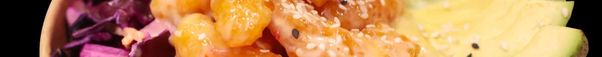 Crevettes wakamé / Wakame Shrimp