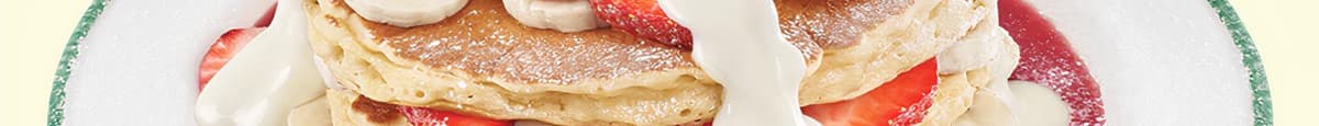 Strawberry-banana pancakes
