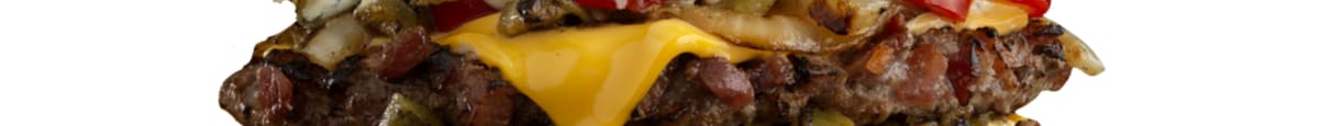 Bacon Smashed Hatch Chile Burger