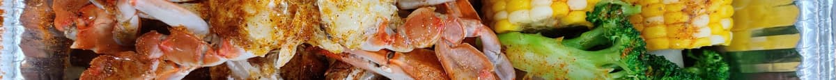 S10. 1 lb. Sauteed Blue Crab &  ½ lb Shrimp Combo