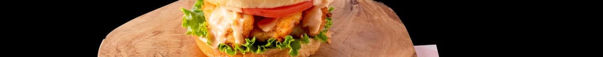 Breaded Shrimp Sandwich