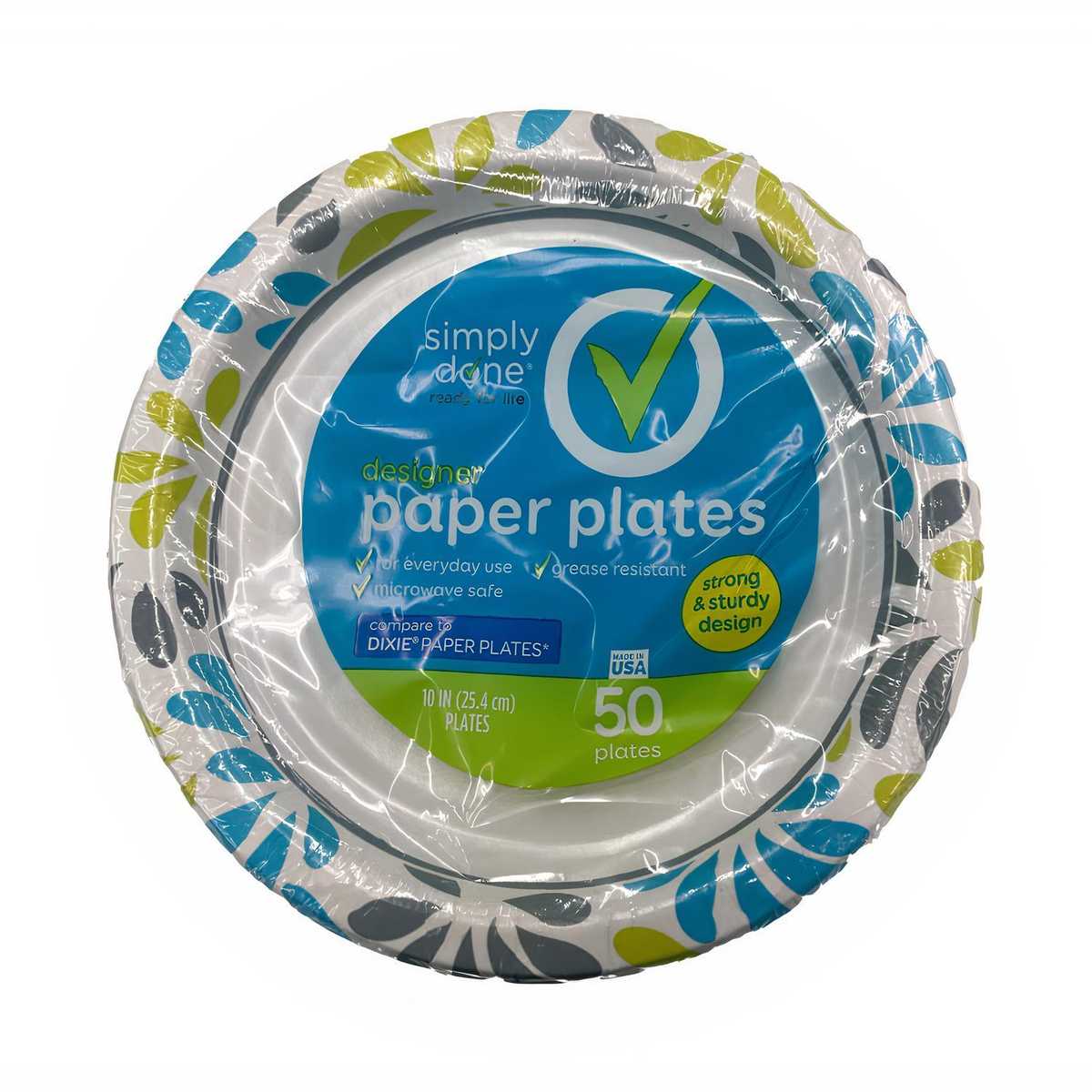 Simply Done Designer Paper Plates