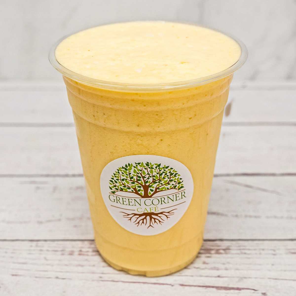 Best Tropical Smoothie in Scotch Plains, NJ – Pineapple, Mango, Banana, Coconut Water, and Vanilla Protein Powder. Refreshing and revitalizing blend.