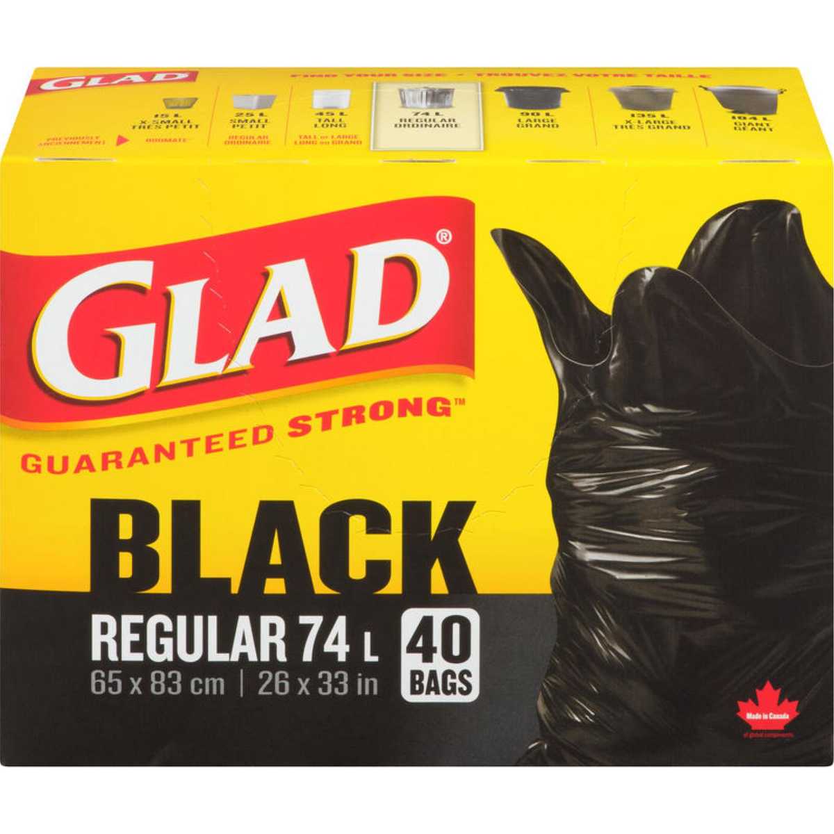 Glad Tall Kitchen Protection Series Drawstring Trash Bags -13 Gallon Grey  Trash Bag - 90 Count