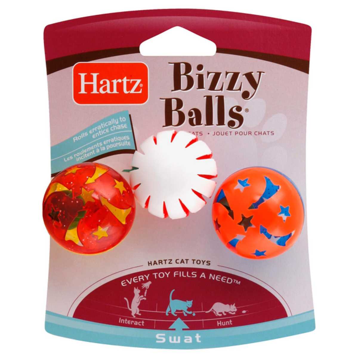 Hartz Just For Cats® Bizzy Balls® Cat Toy