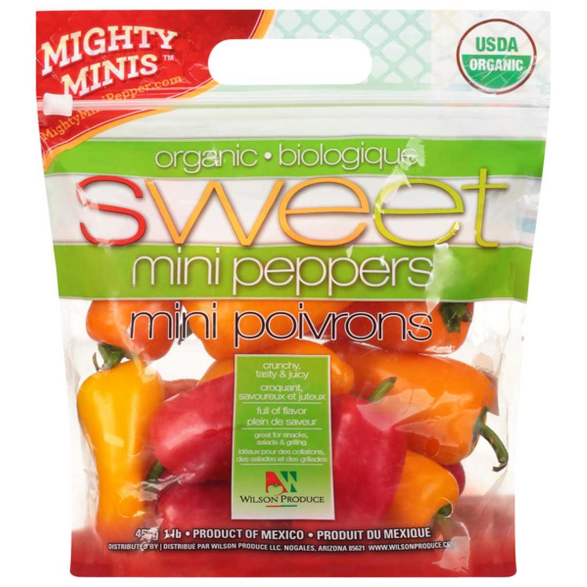 Pure Flavor Aurora Bites Organic Mini Sweet Peppers (8 oz) | Delivery Near  Me - Doordash