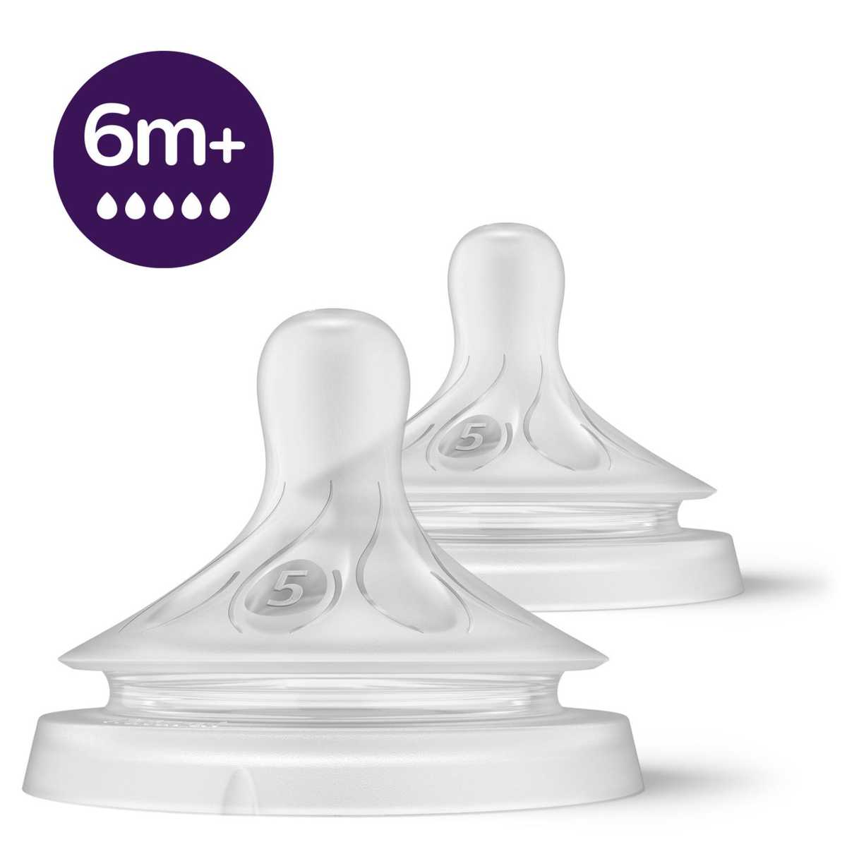 Philips Avent Natural Medium Flow Bottle Nipples (2 ct) | Delivery Near Me  - Doordash