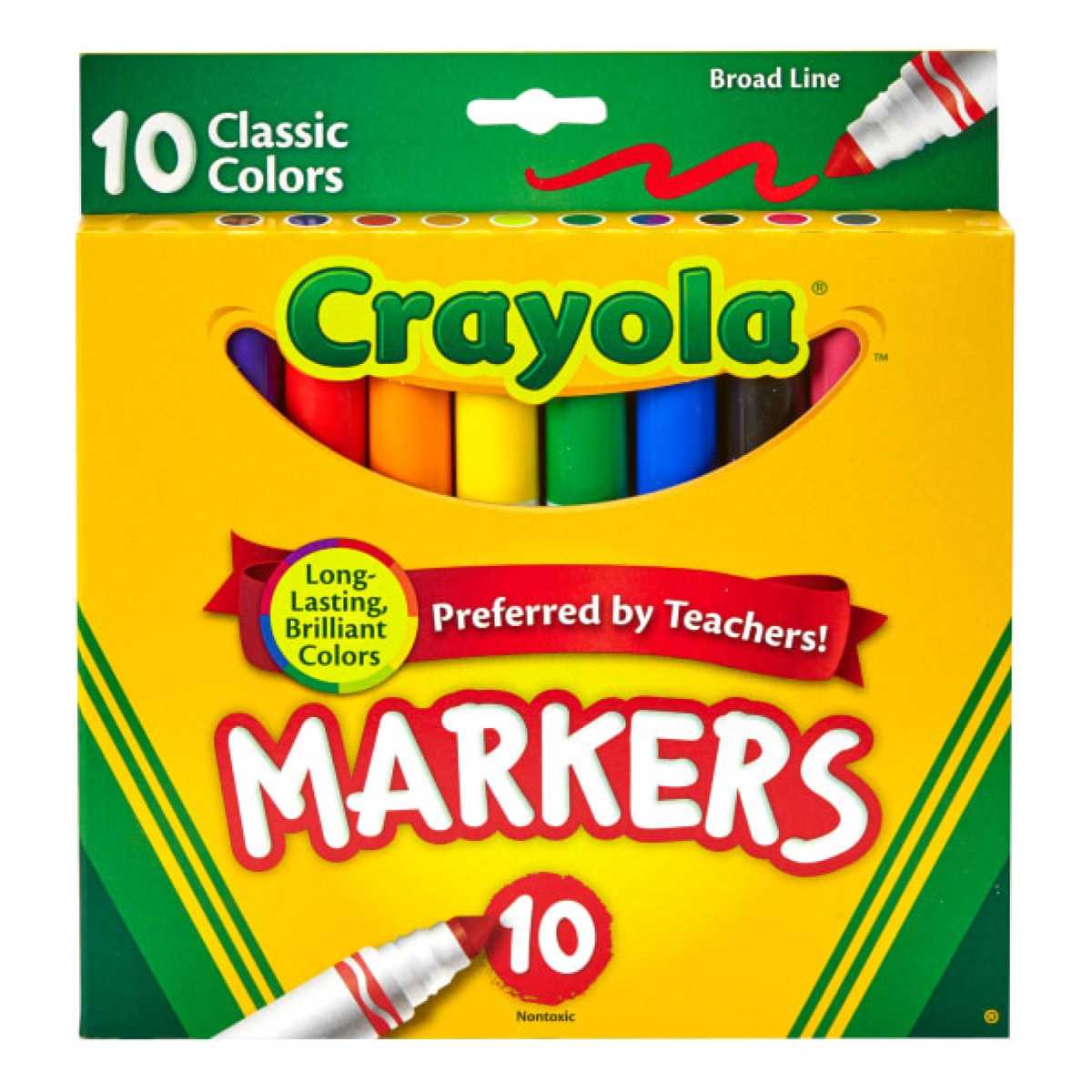 Crayola Pastel Supertip Washable Markers Fine Point Assorted Pastel Colors  Pack Of 20 Markers - Office Depot